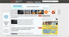 Desktop Screenshot of marketingovenoviny.cz